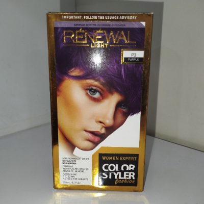رنگ مو بنفش p3 کالر استایل رنوال  150ml